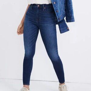 Madewell Curvy High-Rise Skinny Jeans Danny Wash Stretch J7677 Women's Size 27